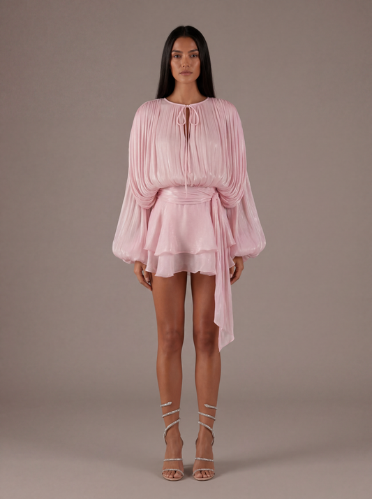 Blush Bloom Mini Dress
