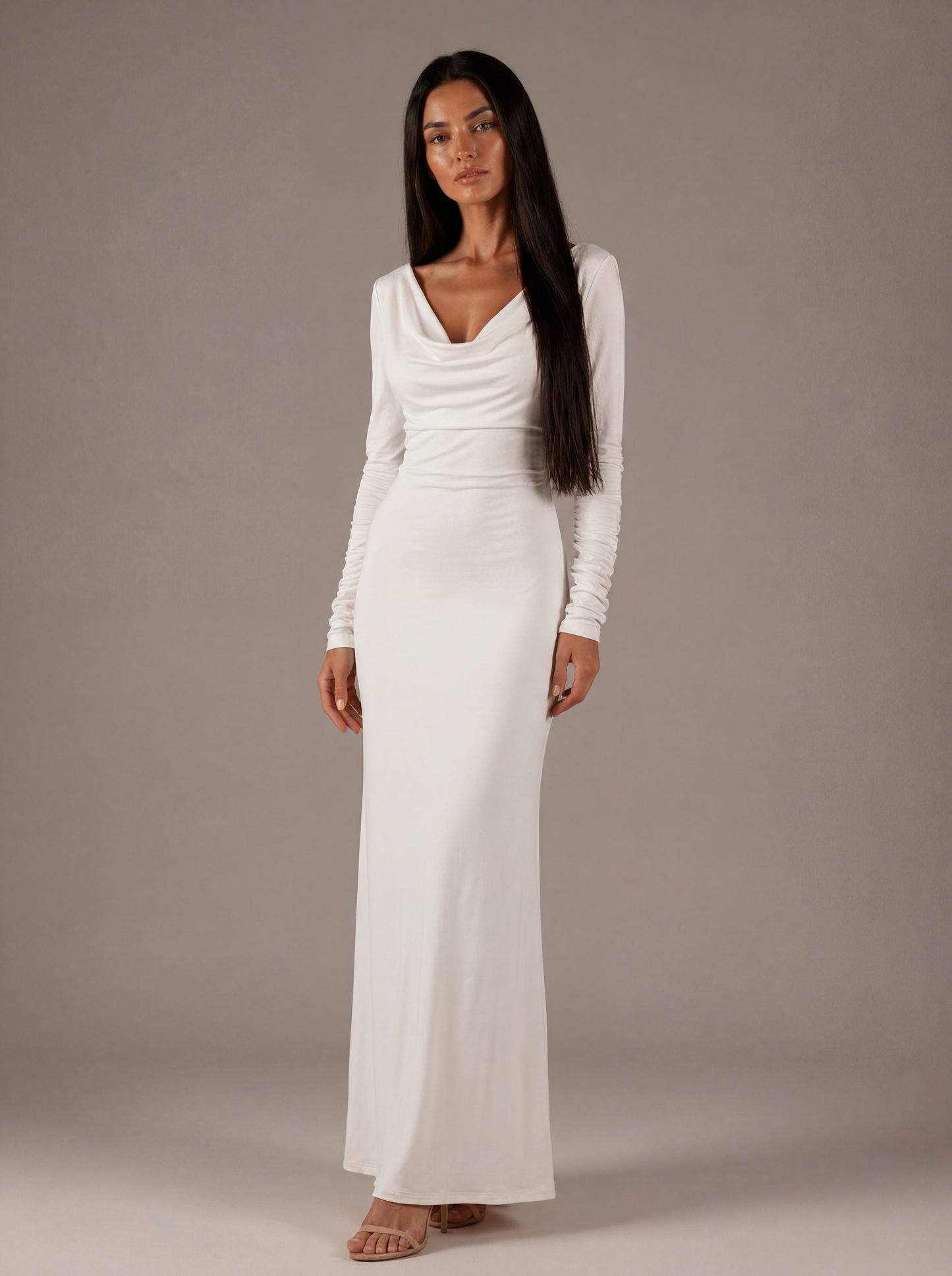 Midnight Drape Maxi Dress