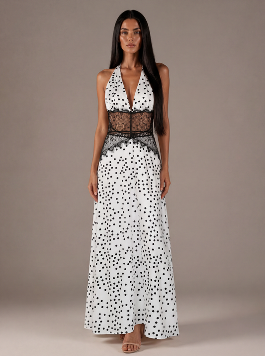 Polka Dot Romance Maxi Dress