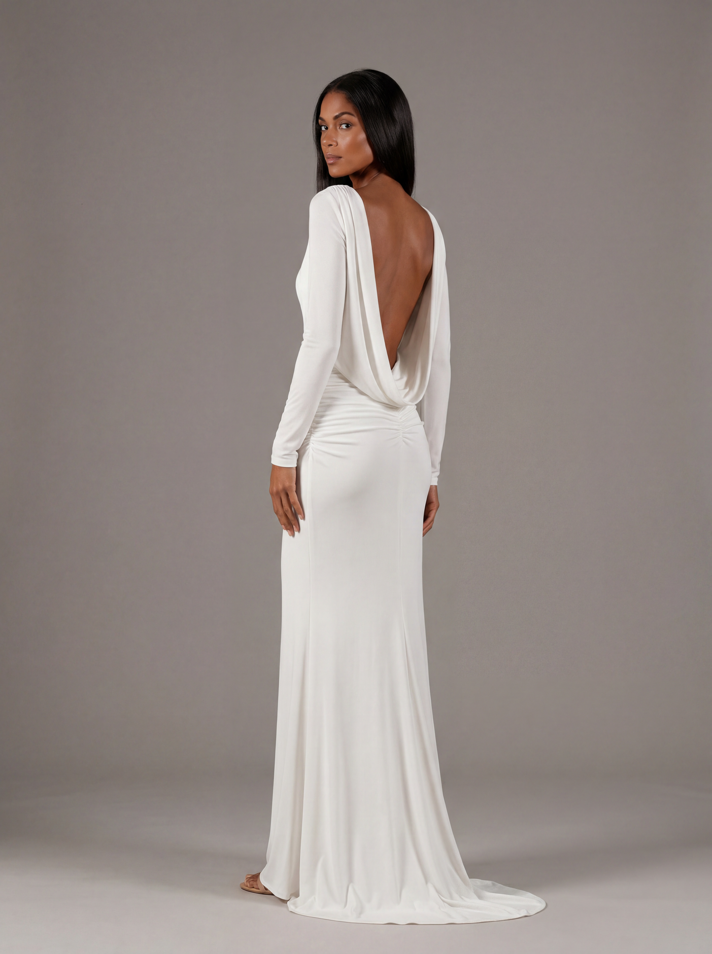 Midnight Drape Maxi Dress
